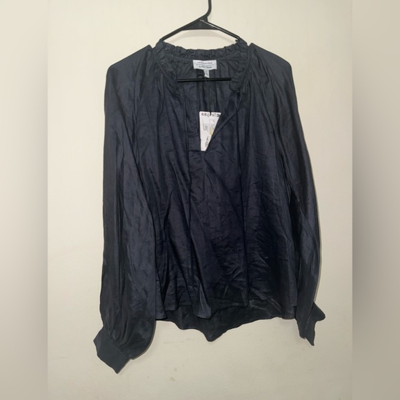 & Other Stories Oversized Voluminous Sleeve Blouse in Black NWT - Picture 6 of 10